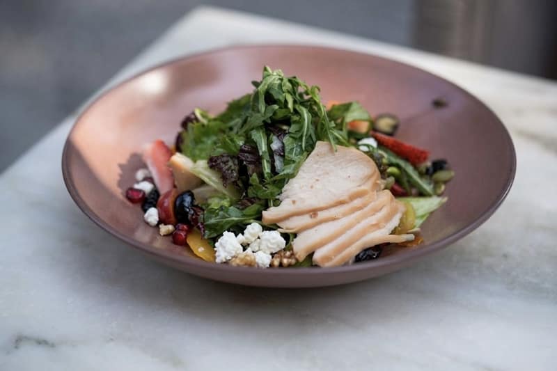 Poached smoked chicken