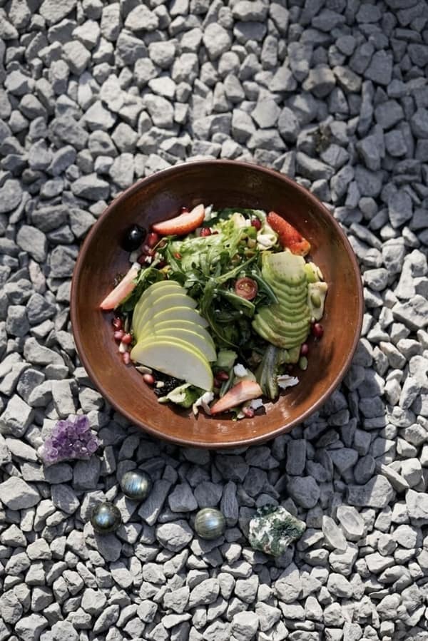 Avocado agrodolce salad