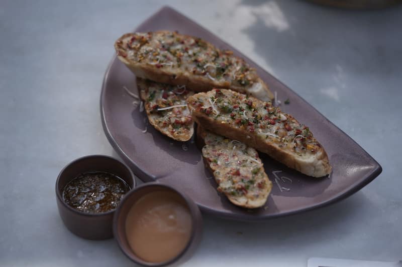 Mexican cheese garlic bread