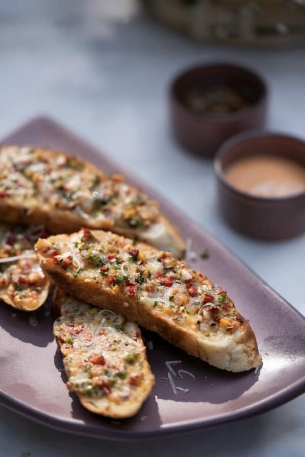 Garlic Bread and Pizza Rolls