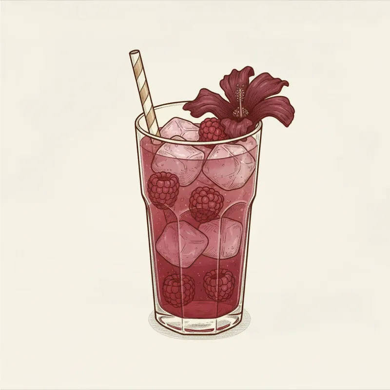 Hibiscus Raspberry Cooler